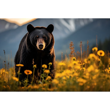 Black Bear Painting Art